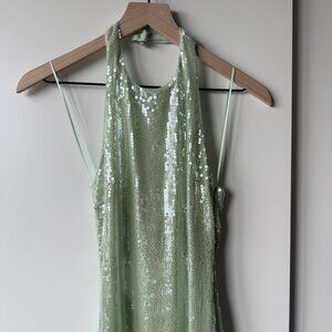 Reformation Elowyn Dress Icy Seafoam NEW W TAGS